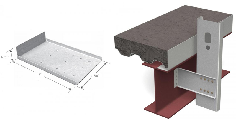 Corner-Back Drywall Clip